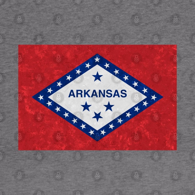 Arkansas State Flag by Enzwell